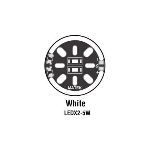 LED CIRCLE X2 (5V, MOTOR MOUNT / White)