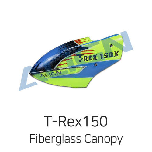 Align 티렉스 150X Fiberglass Canopy(Green) - 추천!
