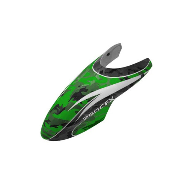 라콘헬리 Hydrographics+Airbrush Fiberglass Canopy (Green-Black) - Blade 250 CFX 옵션