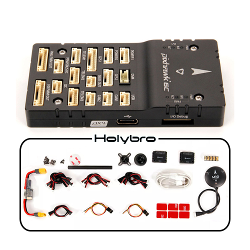 Holybro Pixhawk 6C 드론 컨트롤러 (M10 GPS /  PM02 / 플라스틱 / 픽스호크)