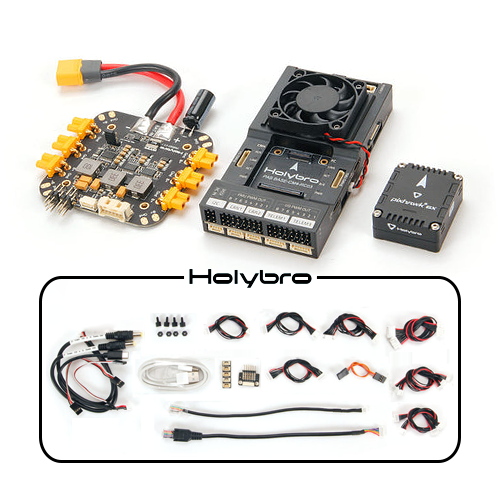 Holybro Pixhawk RPi CM4 베이스보드 + 6X 모듈 + PM03D (픽스호크 라즈베리파이)